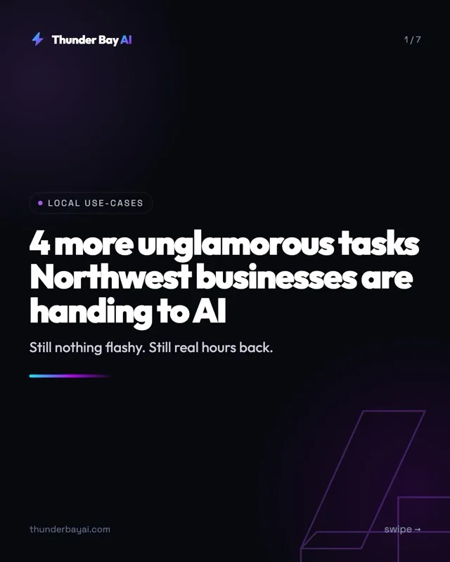 Local Use-Cases: 4 more unglamorous tasks Northwest businesses are handing to AI